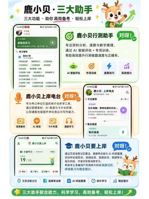 鹿小贝全家桶-成语,申论,资料分析 全齐